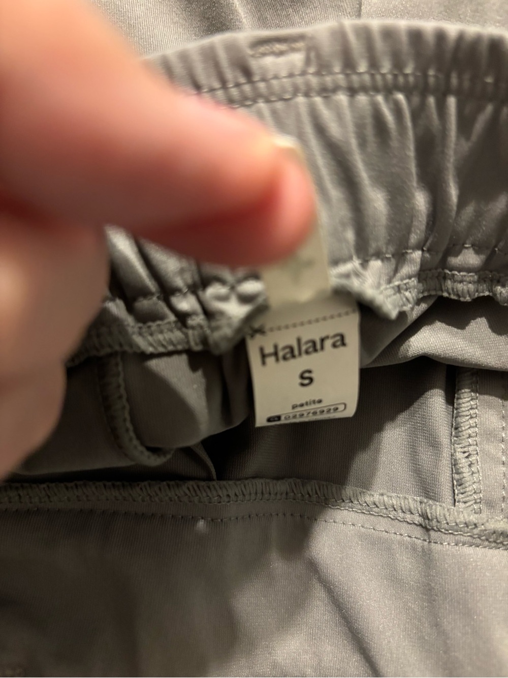Halara Light Gray Wide-Leg Dress Pants - Picture 3 of 3